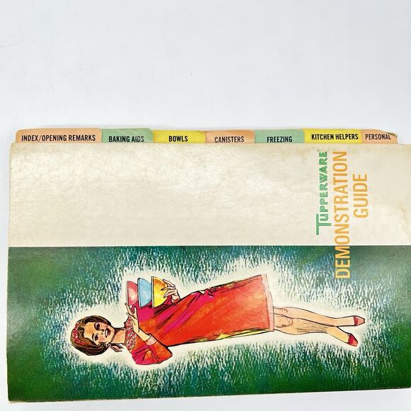 RARE! Vintage 1960/70s Tupperware Demonstration Guide & Envelop/Gift Certificate - Picture 4 of 16